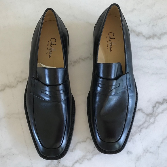 NWOT COLE HAAN BLACK LEATHER PENNY LOAFER - Picture 4 of 10